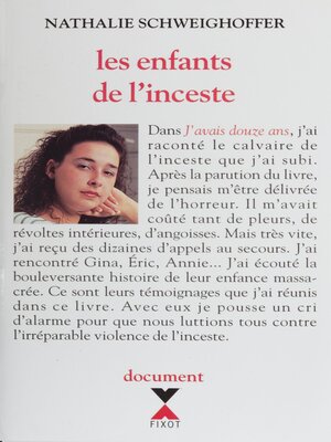 cover image of Les Enfants de l'inceste